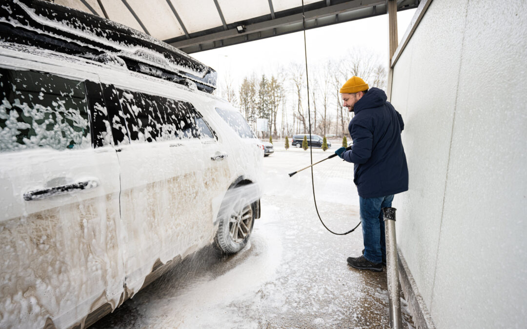 car wash during winter